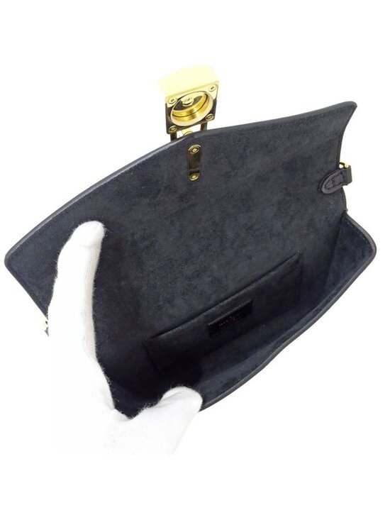 Louis Vuitton Monogram Shoulder Bag 2-Way Padlock on Strap - Picture 5 of 12